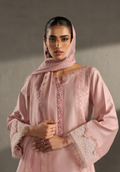 Zarqash | Silk Edit | ZQS 004 BELLA L Powder Pink Raw Silk
