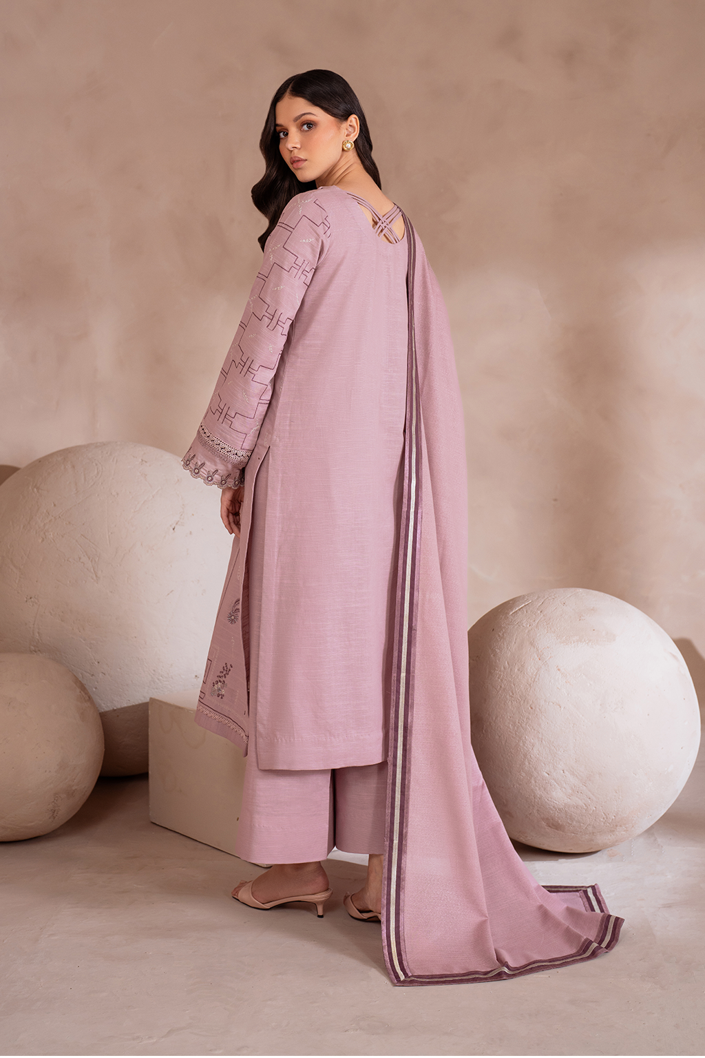 Iznik | Exclusive Winter | UE-371 XS Tea Pink Khaddar