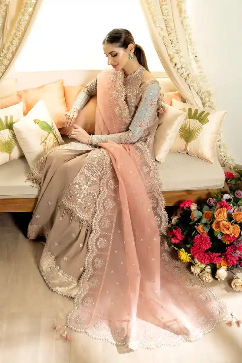Qalamkar | Dilnaz Wedding Formals | DN-08 INAYAA - Pakistani Designer Dress - by Qalamkar | Type: Bridal - 100% Original at Saira Sultan