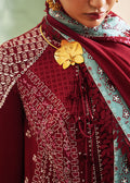 Suffuse | Eid Lawn 25 | INEESA L Red Organza