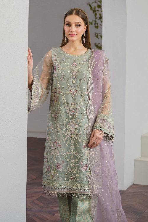 Baroque | Luxury Pret 24 | NET UF-515 - Pakistani Designer Dress - by Baroque | Type: Luxury - 100% Original at Saira Sultan