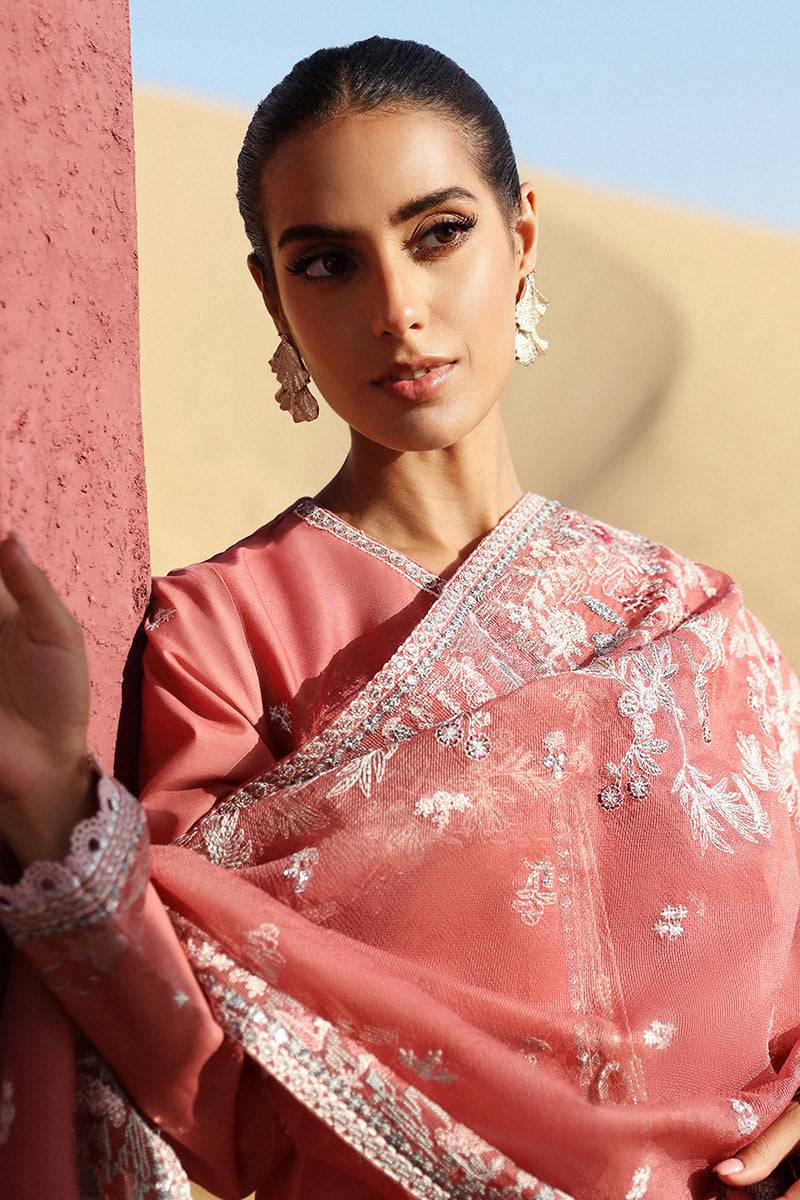 Cross Stitch | Eid Lawn 24 | MULBERRY BLUSH - Pakistani Designer Dress - by Cross Stitch | Type: Luxury - 100% Original at Saira Sultan