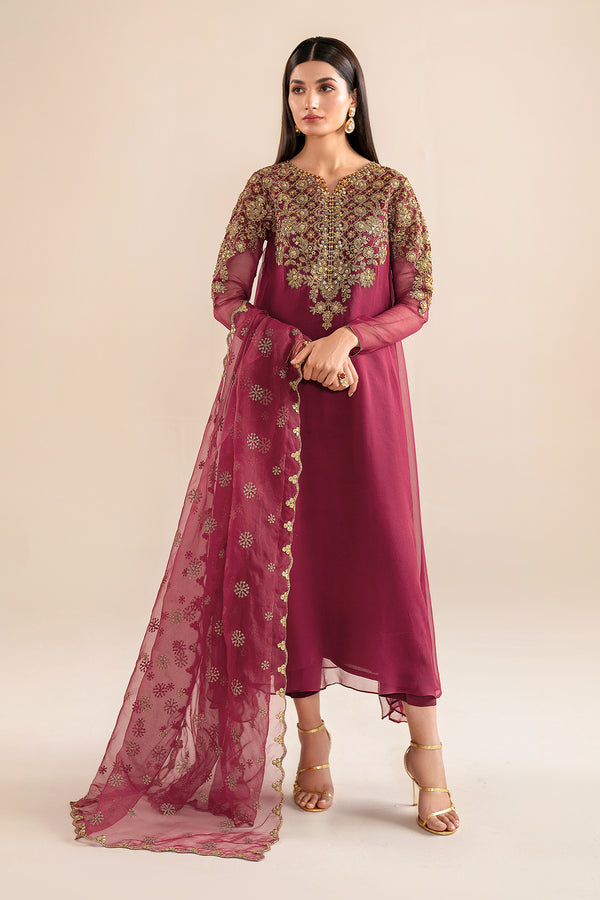 Baroque | Luxury Pret 24 | CHIFFON PR-916 - Pakistani Designer Dress - by Baroque | Type: Luxury - 100% Original at Saira Sultan