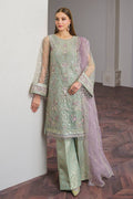 Baroque | Luxury Pret 24 | NET UF-515 - Pakistani Designer Dress - by Baroque | Type: Luxury - 100% Original at Saira Sultan