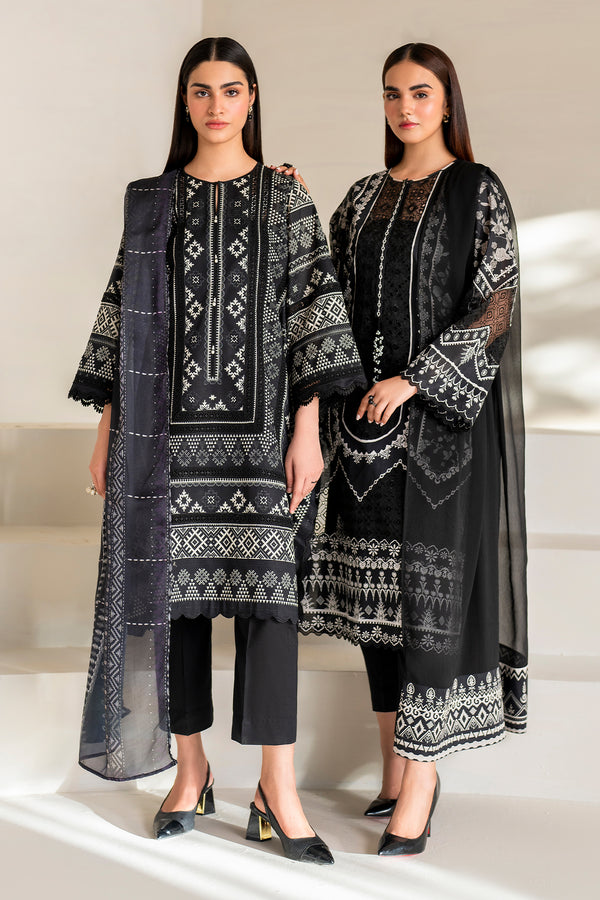 Baroque | Luxury Pret 24 | LAWN UF-672 - Pakistani Designer Dress - by Baroque | Type: Luxury - 100% Original at Saira Sultan
