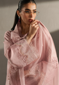 Zarqash | Silk Edit | ZQS 004 BELLA XL Powder Pink Raw Silk