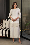 Wardha Saleem | Luxury Pret Traditional Wear | DALE S White Silk