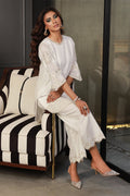 Wardha Saleem | Luxury Pret Traditional Wear | DALE XL White Silk