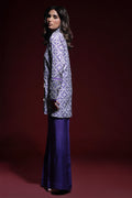 Wardha Saleem | Luxury Pret Fusion Wear | SAPHIR FORMAL CORD-SET (2PC) S Purple Silk