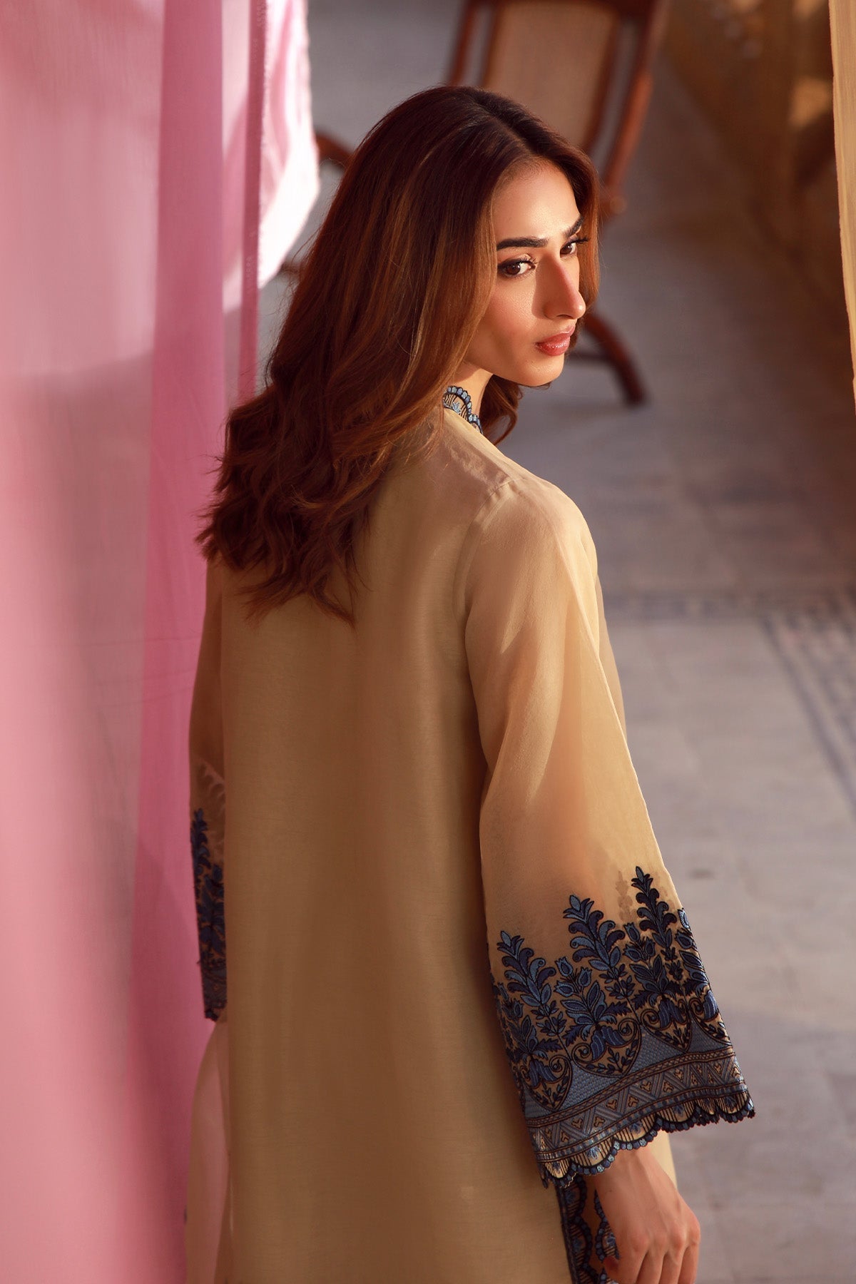 Sahar | Luxe Pret 25 | Gilded Grace M Beige Organza