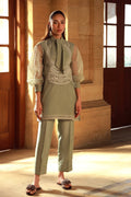 Sahar | Luxe Pret 25 | Olive Garden S Sage Organza