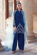 Sahar | Luxe Pret 25 | Aqua Dream S Blue Organza