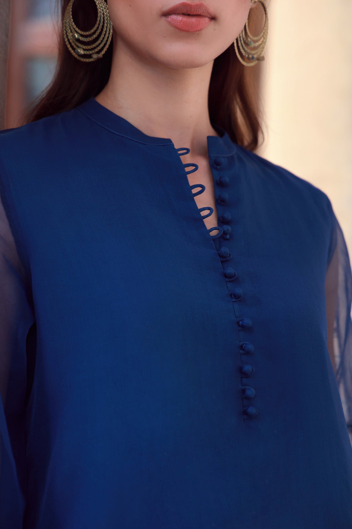 Sahar | Luxe Pret 25 | Aqua Dream L Blue Organza