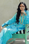 Wardha Saleem | Luxury Pret Fusion Wear | SKYE (2PC) XL Aqua Silk
