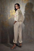 Wardha Saleem | Luxury Pret Fusion Wear | NIRA S Off White Silk