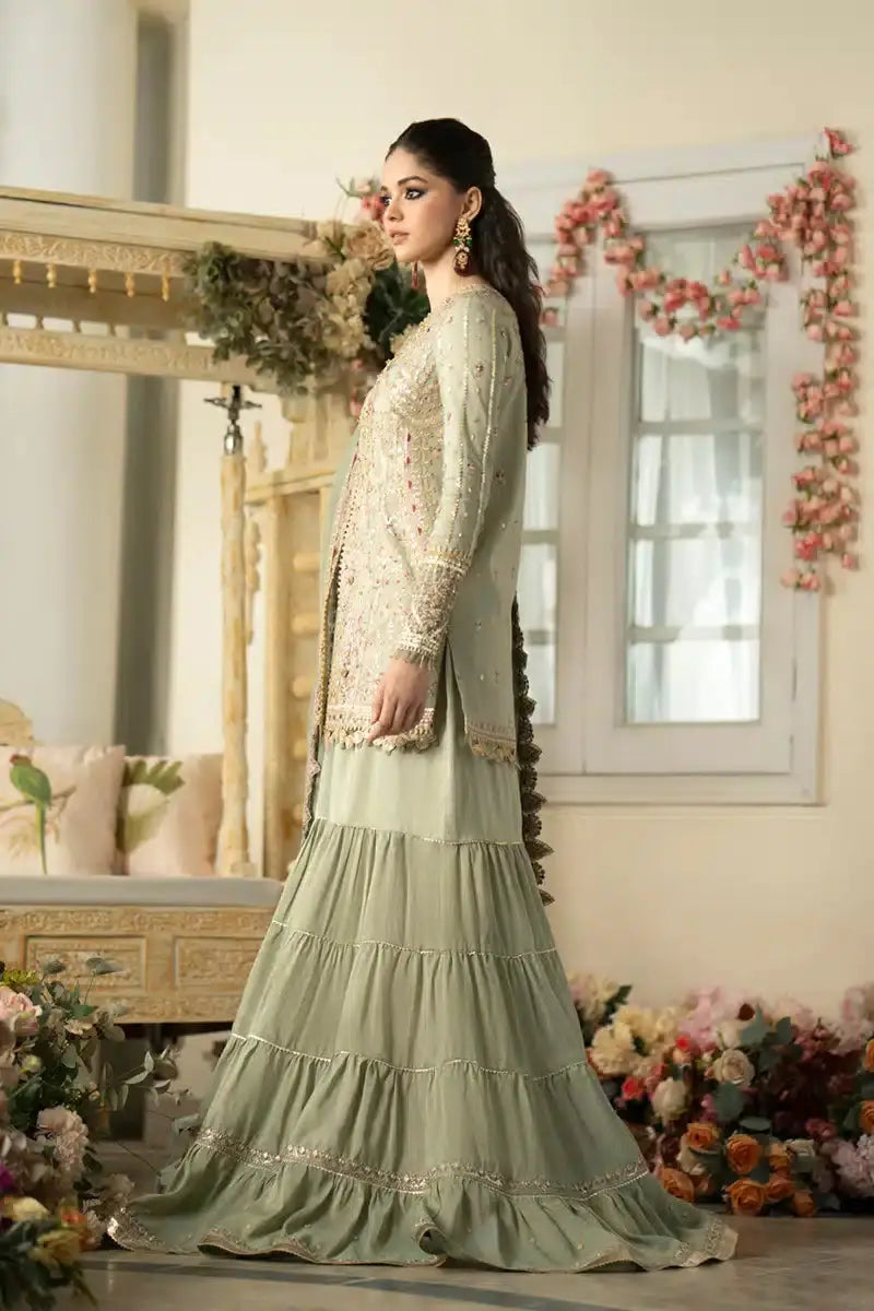 Qalamkar | Dilnaz Wedding Formals | DN-06 FARIZA - Pakistani Designer Dress - by Qalamkar | Type: Bridal - 100% Original at Saira Sultan