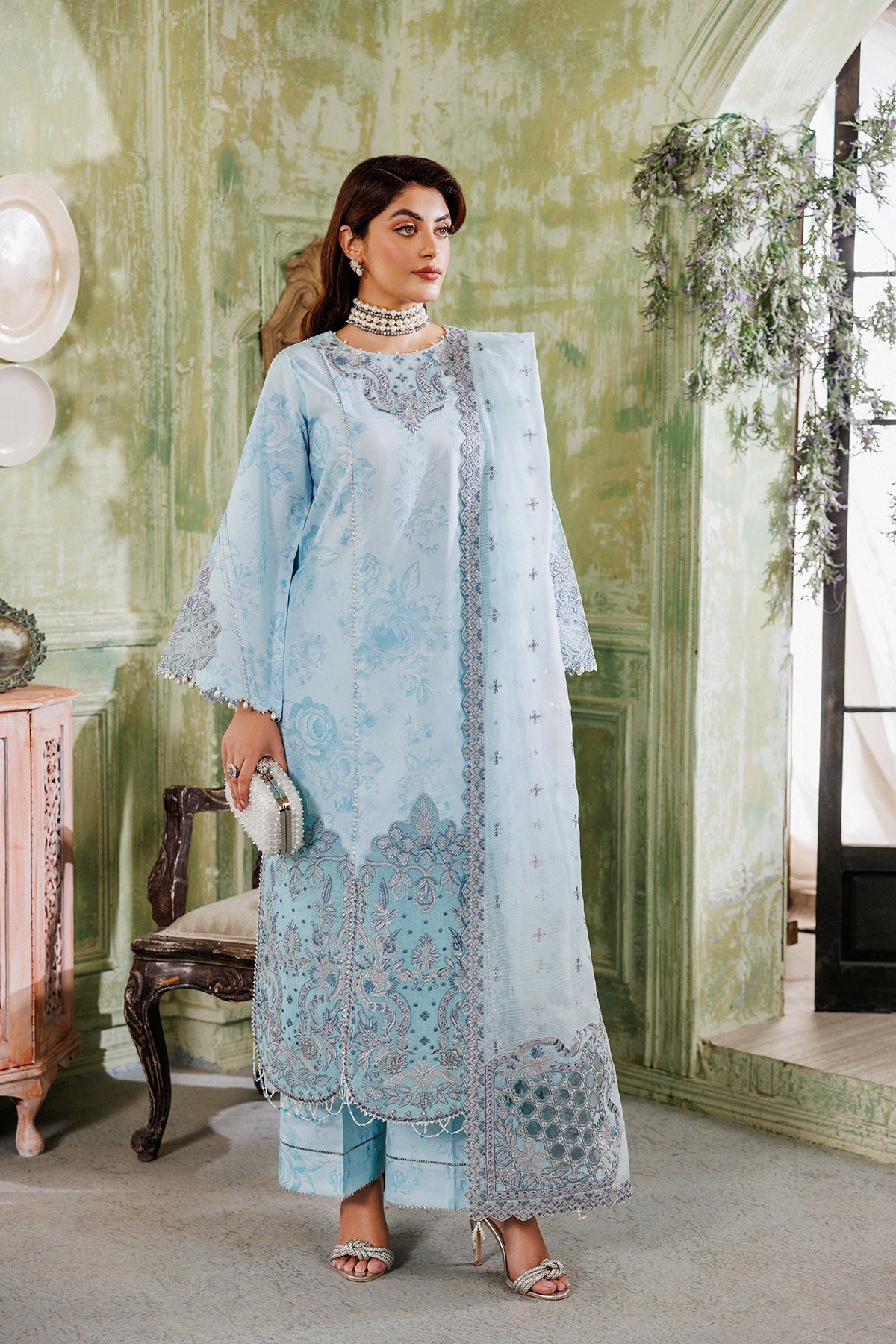 Alizeh | Maahi Vol 2 | AF-EPL-7013-ZARA - Pakistani Designer Dress - by Alizeh | Type: Luxury - 100% Original at Saira Sultan