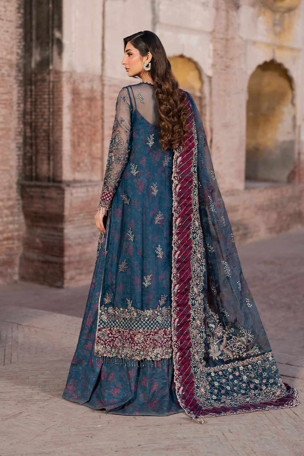 Iznik | Luxury Chiffon | ILC-03 XS Zinc Organza