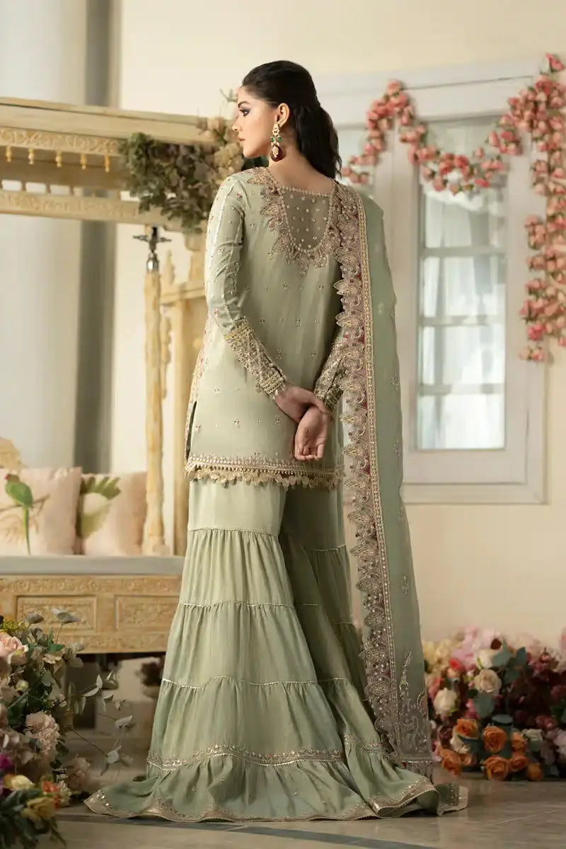 Qalamkar | Dilnaz Wedding Formals | DN-06 FARIZA - Pakistani Designer Dress - by Qalamkar | Type: Bridal - 100% Original at Saira Sultan