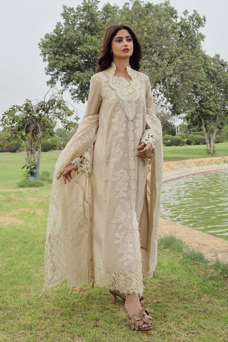 Qalamkar | Festive Lawn 2024 | PS-02 ERICA - Pakistani Designer Dress - by Qalamkar | Type: Luxury - 100% Original at Saira Sultan