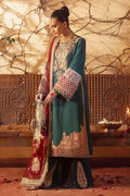 AJR Couture | The Silk Edition 25 | AFSANA Custom Size Sea Green Raw Silk