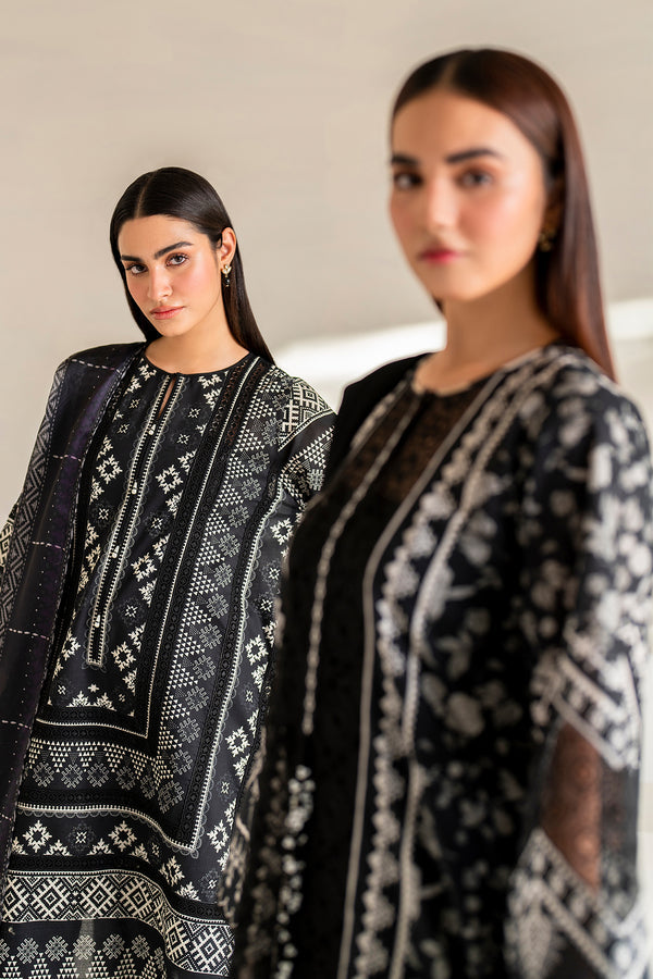 Baroque | Luxury Pret 24 | LAWN UF-672 - Pakistani Designer Dress - by Baroque | Type: Luxury - 100% Original at Saira Sultan