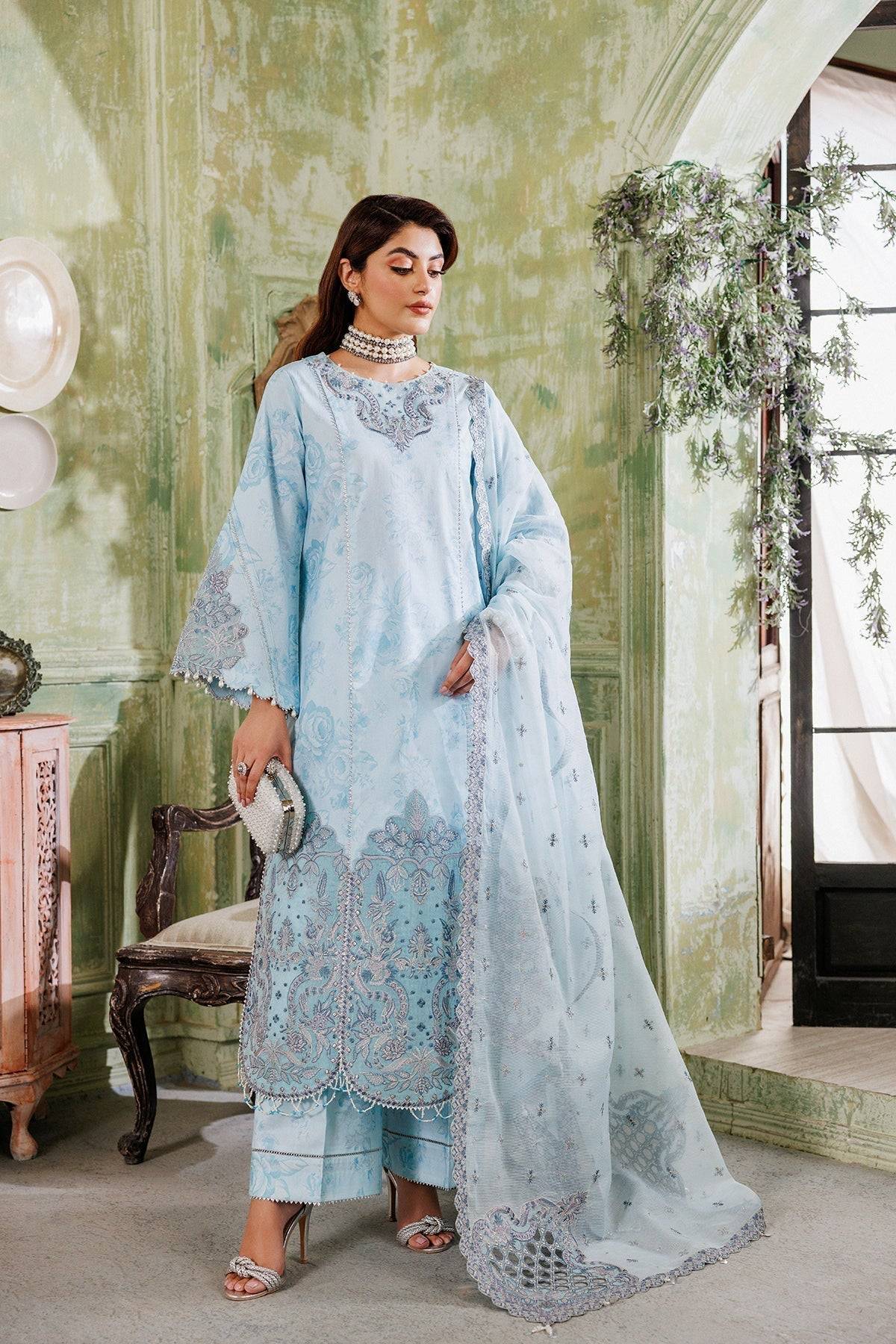 Alizeh | Maahi Vol 2 | AF-EPL-7013-ZARA - Pakistani Designer Dress - by Alizeh | Type: Luxury - 100% Original at Saira Sultan