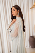 Azure | Ensembles Embroidered Formals | Ocean Whisper S Light Blue Chiffon