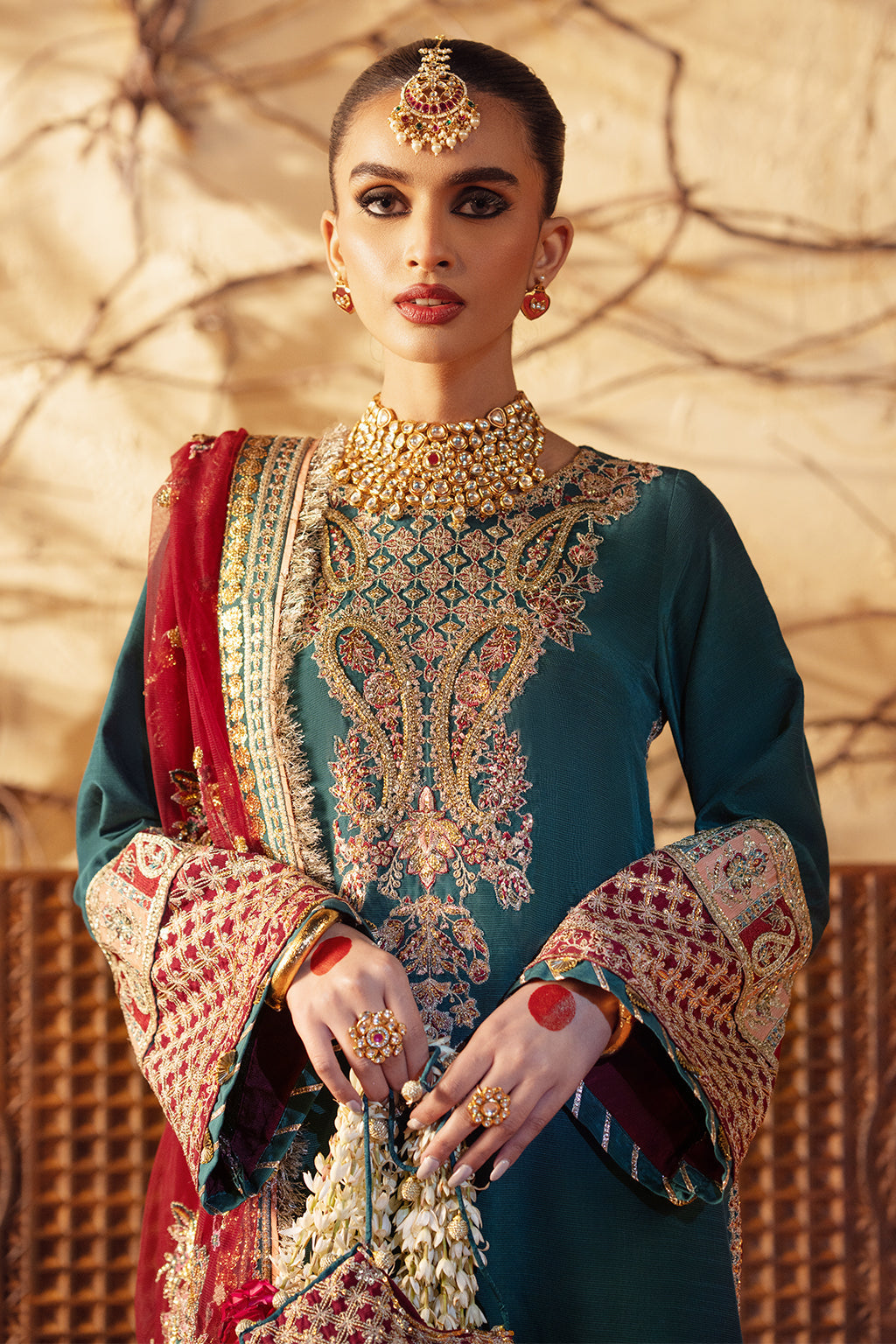 AJR Couture | The Silk Edition 25 | AFSANA L Sea Green Raw Silk