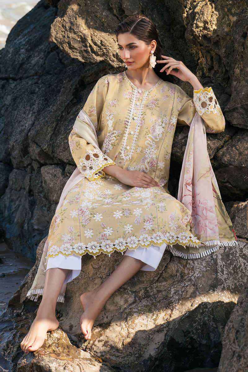 Baroque | Luxury Pret 25 | UF-4110 XL Beige Lawn