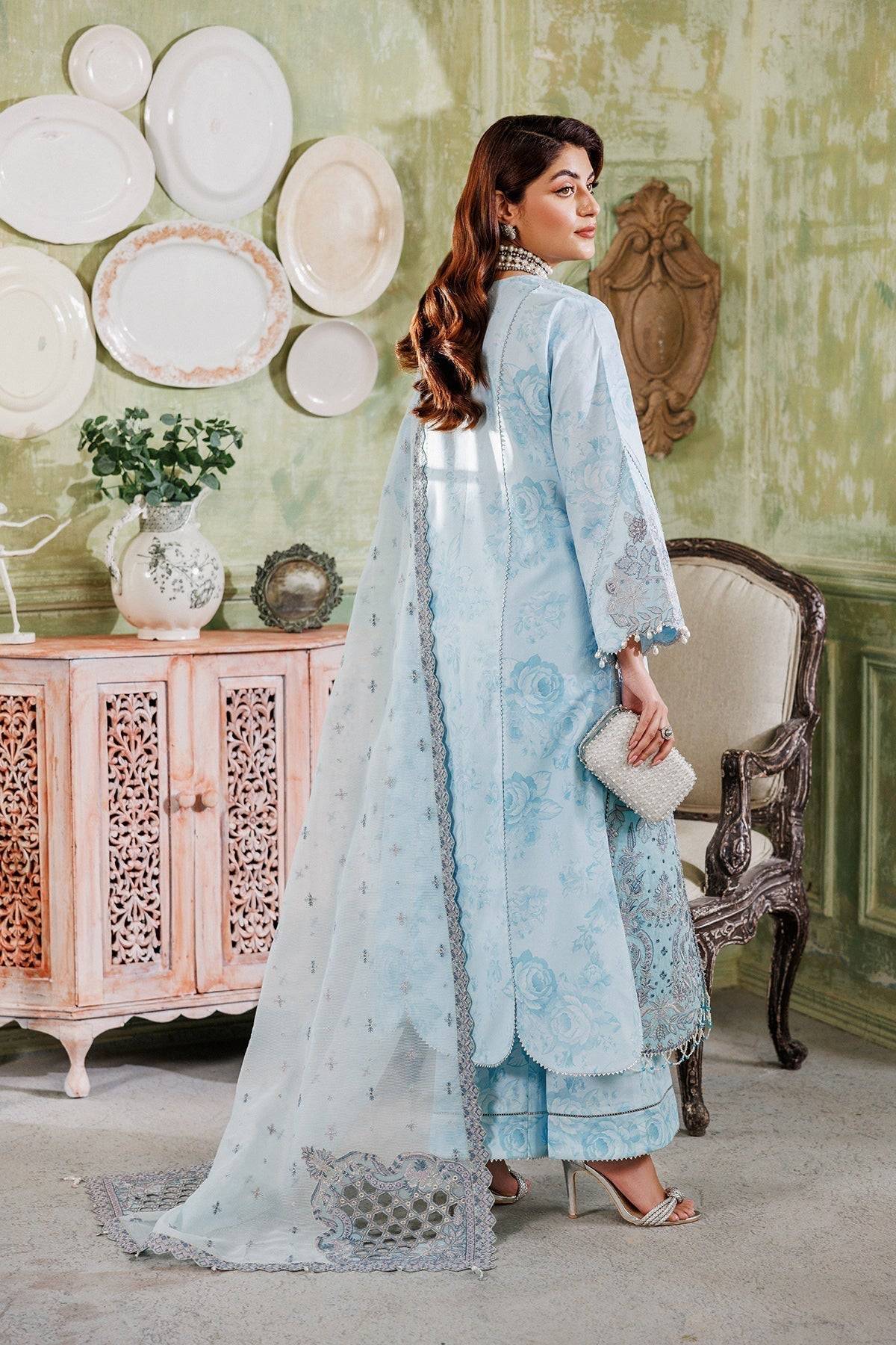 Alizeh | Maahi Vol 2 | AF-EPL-7013-ZARA - Pakistani Designer Dress - by Alizeh | Type: Luxury - 100% Original at Saira Sultan