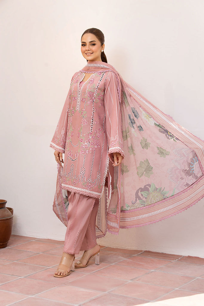 Sobia Nazir | Vital Lawn 25 | 2A XS Brownish Pink Lawn