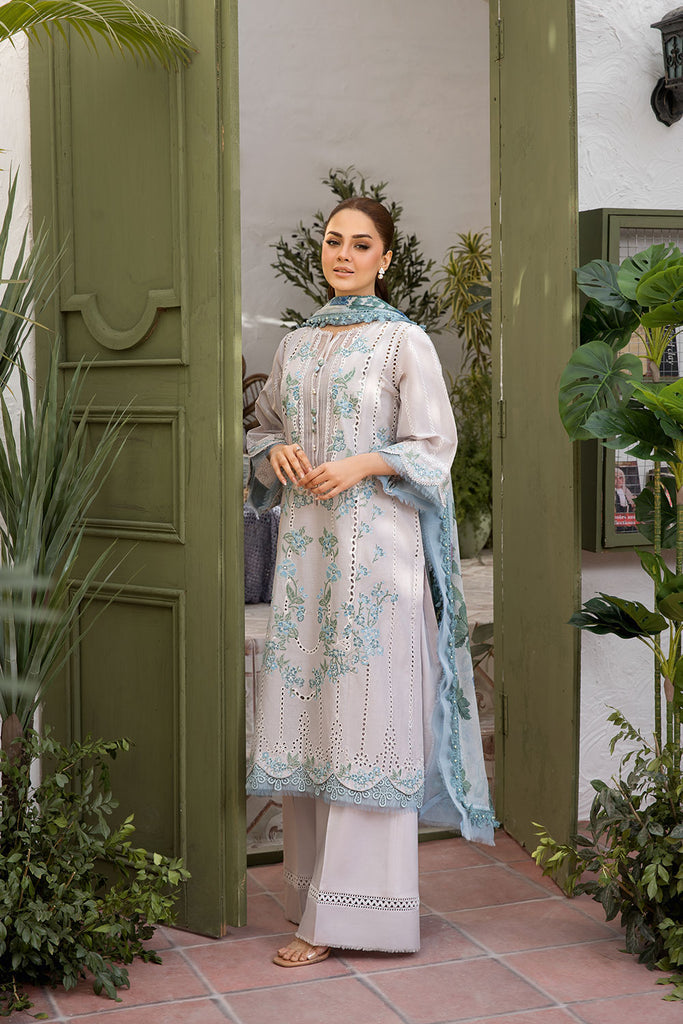 Sobia Nazir | Vital Lawn 25 | 2B XS Off White Lawn