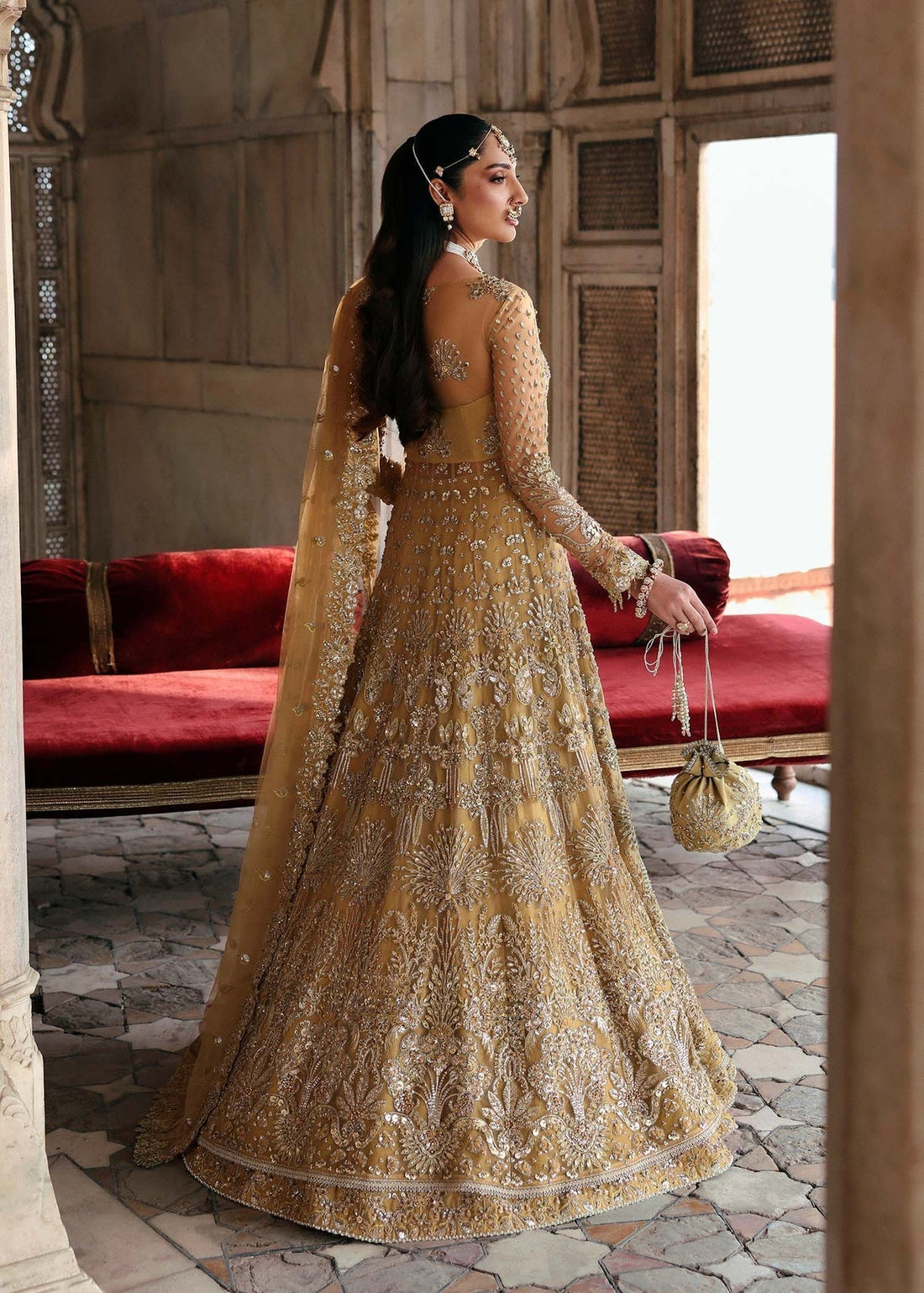 Akbar Aslam | Rajkumari Bridals | Gulnaz XS Beige Net