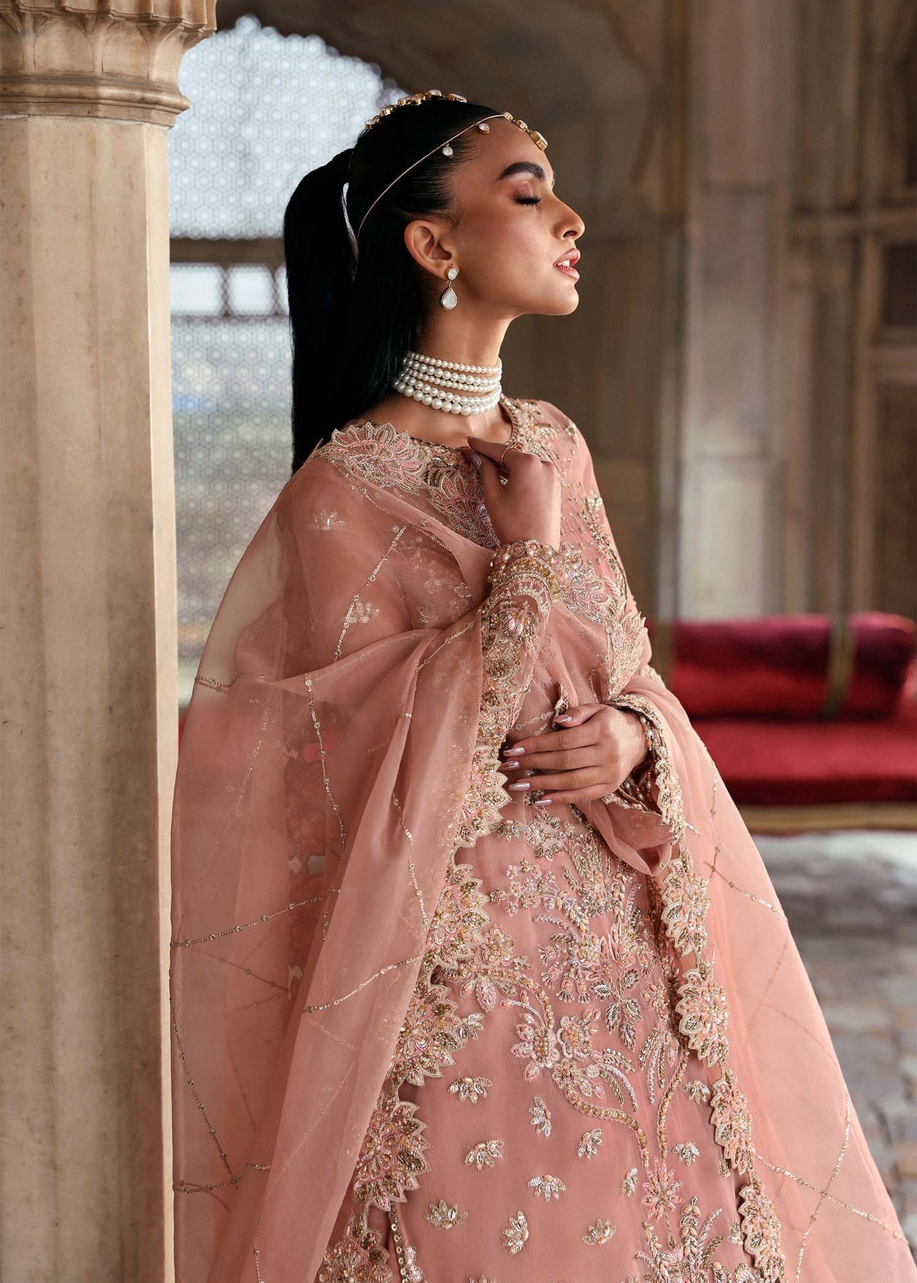 Akbar Aslam | Rajkumari Bridals | Nazneen XL Pink Net