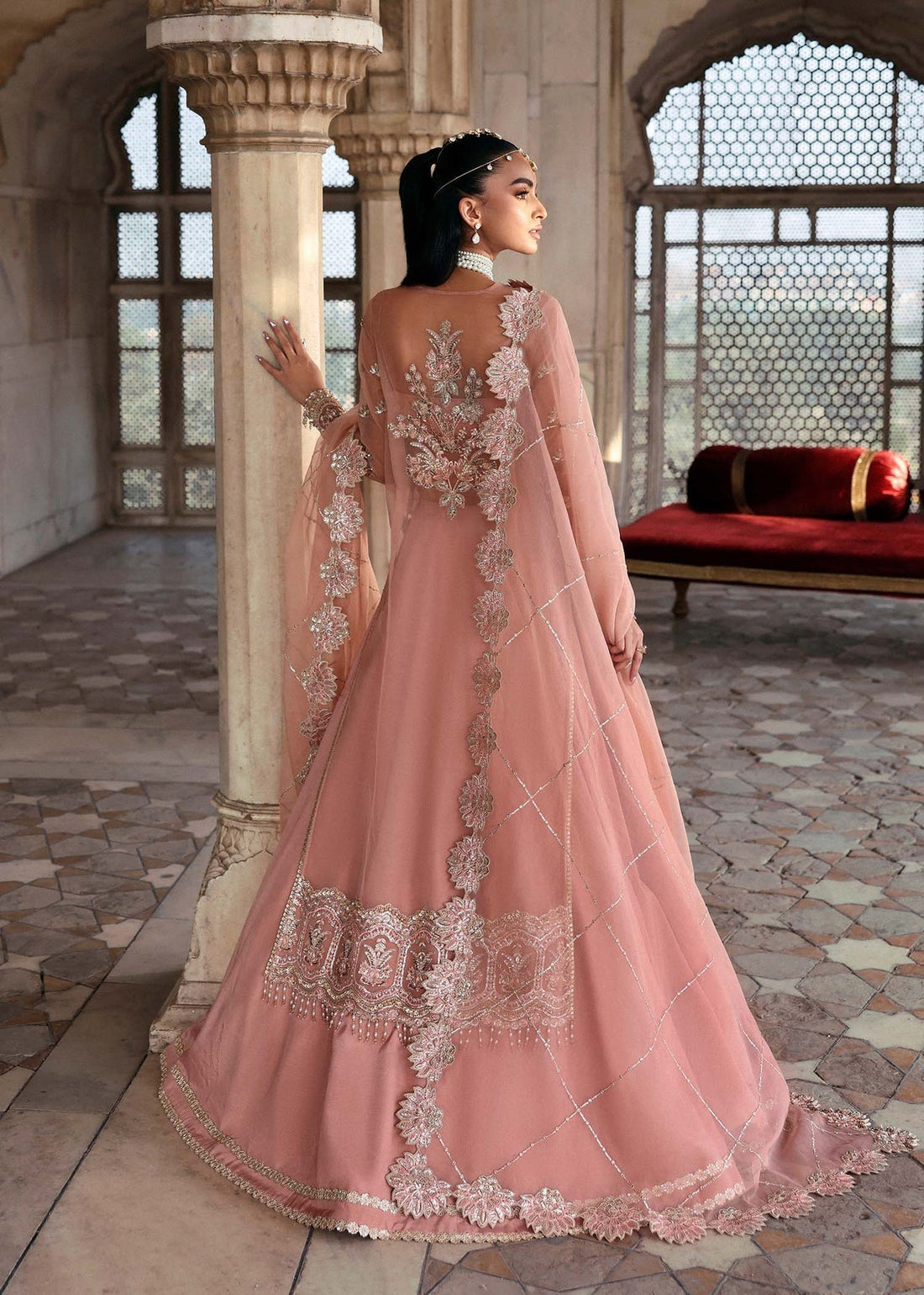 Akbar Aslam | Rajkumari Bridals | Nazneen XS Pink Net