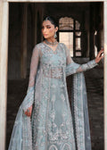 Akbar Aslam | Dastaan Luxury Formals | Mahrosh M Gray Organza