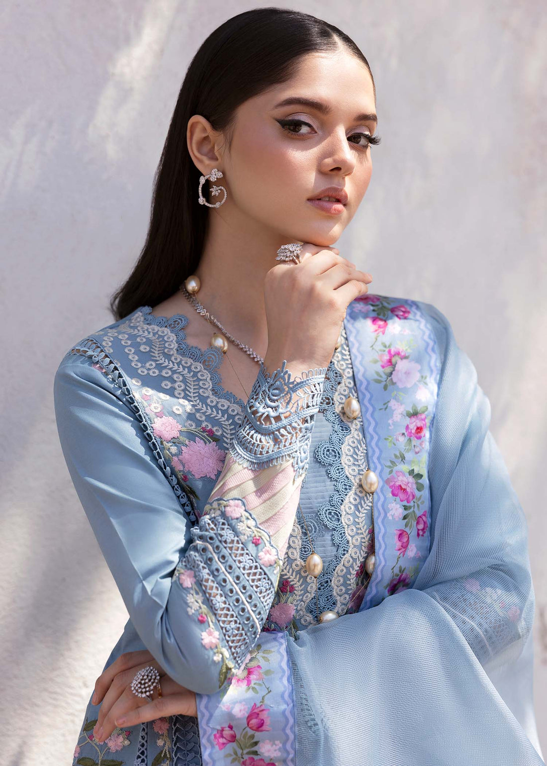 Saira Shakira | Bloom Lawn 25 | ZERENE 1-B XS Periwinkle Lawn