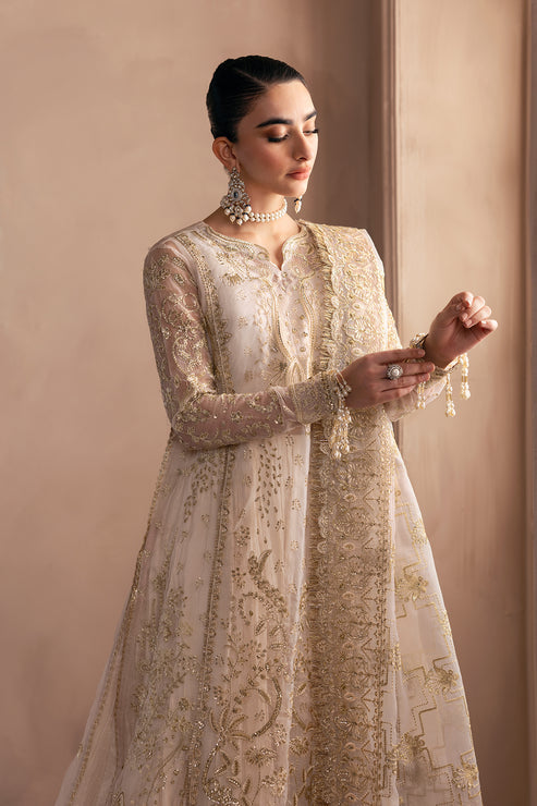 Emaan Adeel | Clay Couture | OPALINE L Off White Organza