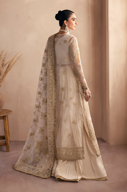 Emaan Adeel | Clay Couture | OPALINE S Off White Organza