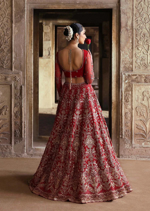 Akbar Aslam | Rajkumari Bridals | Dilafroz XS Red Net