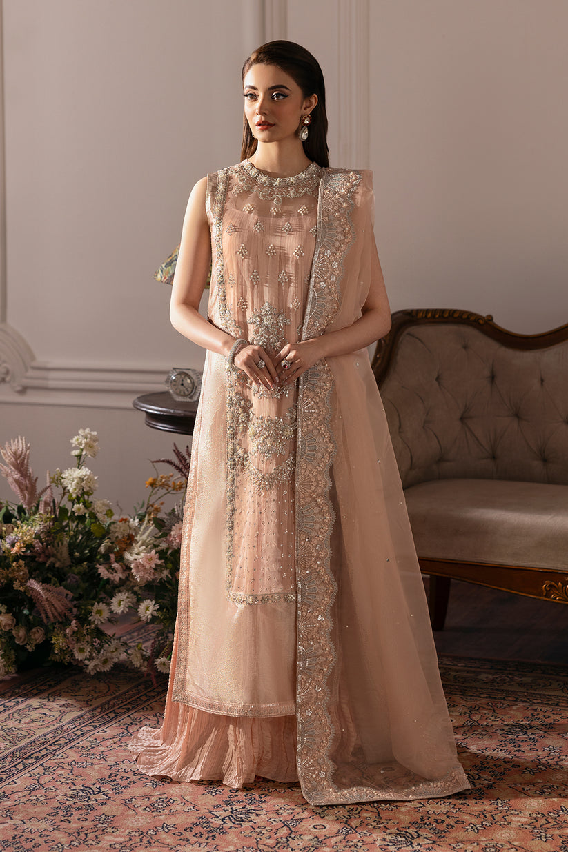 Raja Salahuddin | Love After Love Eid Edit 25 | Bitter Peach - Pakistani Designer Dress - by Raja Salahuddin - Type : Ladies Clothes - 100% Original at Saira Sultan