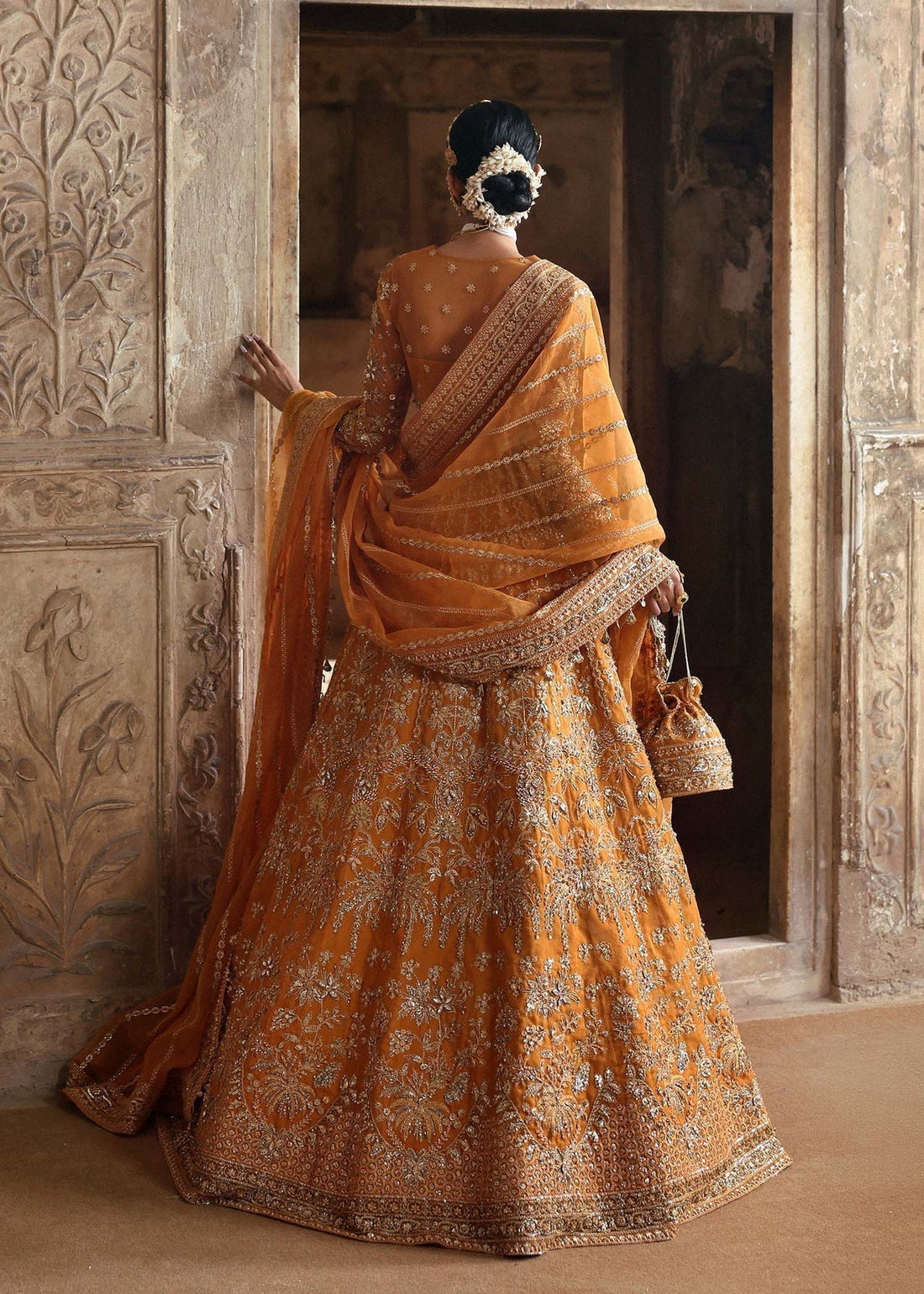 Akbar Aslam | Rajkumari Bridals | Noorani XS Bronze Net