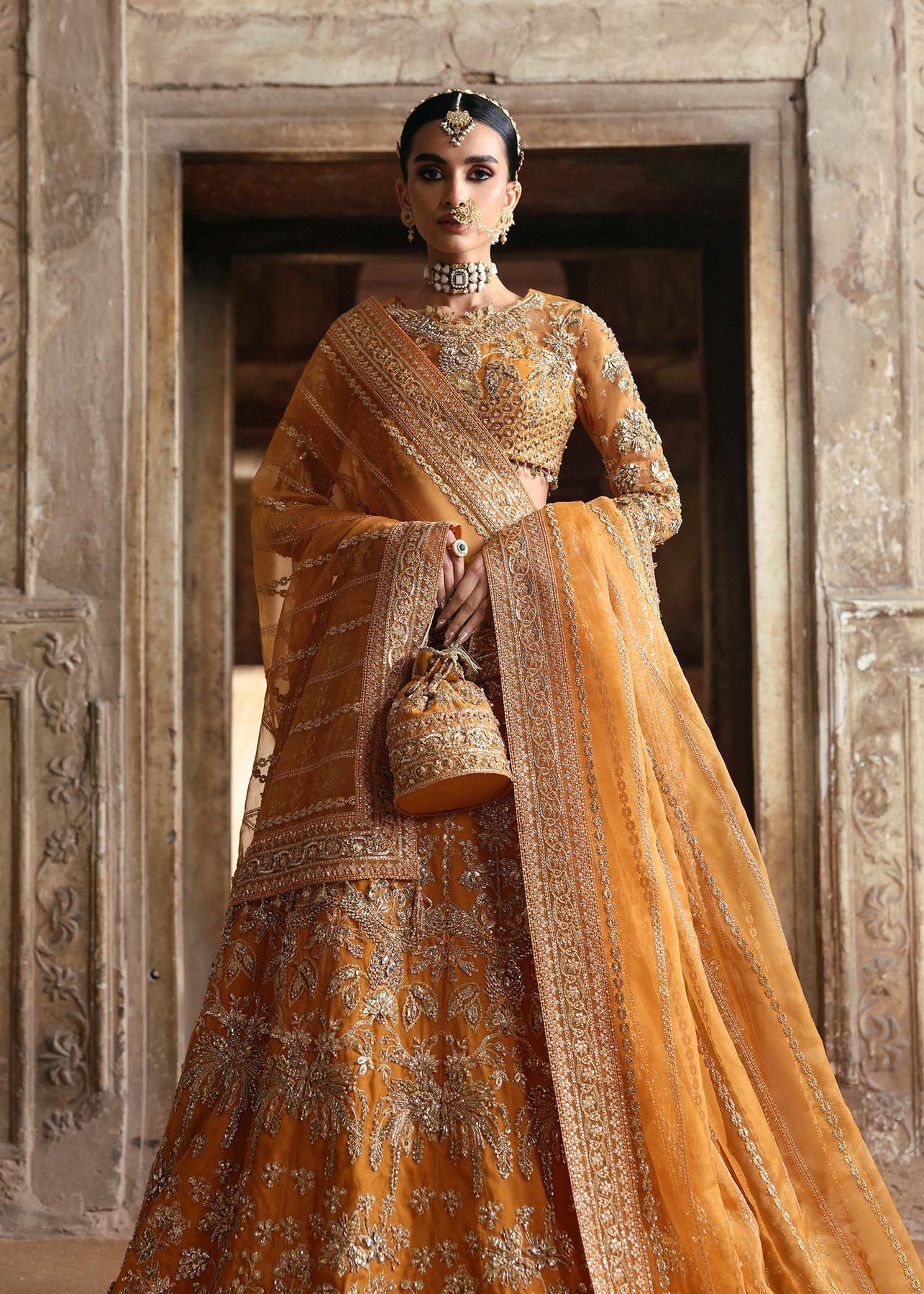 Akbar Aslam | Rajkumari Bridals | Noorani L Bronze Net