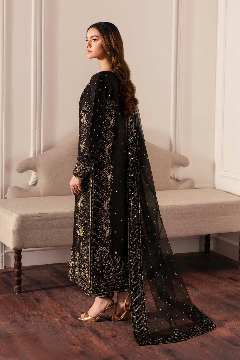 Raja Salahuddin | Love After Love Eid Edit 25 | Inky - Pakistani Designer Dress - by Raja Salahuddin - Type : Ladies Clothes - 100% Original at Saira Sultan