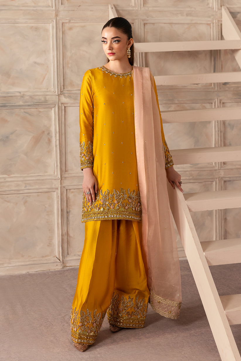 Raja Salahuddin | Love After Love Eid Edit 25 | Dafodil - Pakistani Designer Dress - by Raja Salahuddin - Type : Ladies Clothes - 100% Original at Saira Sultan