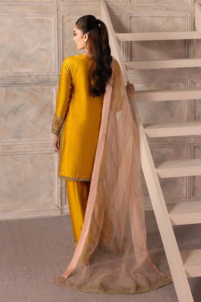 Raja Salahuddin | Love After Love Eid Edit 25 | Dafodil - Pakistani Designer Dress - by Raja Salahuddin - Type : Ladies Clothes - 100% Original at Saira Sultan