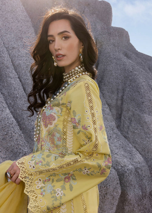 Saira Shakira | Luxury Lawn 25 | DILARA-B XL Yellow Lawn