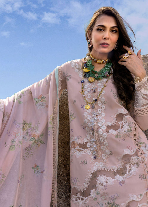 Saira Shakira | Luxury Lawn 25 | SERENA-B XL Blush Pink Lawn