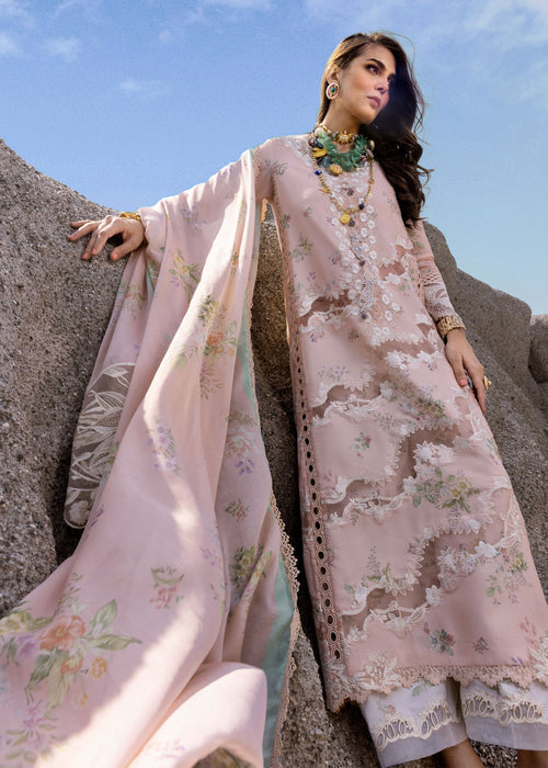 Saira Shakira | Luxury Lawn 25 | SERENA-B L Blush Pink Lawn